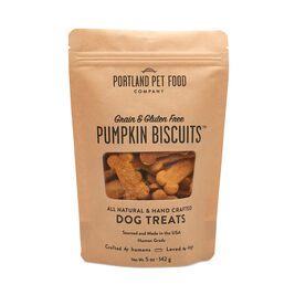 Portland Pet Food Grain & Gluten-Free Pumpkin Biscuits, 5-oz