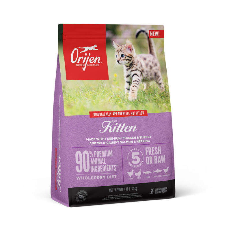 Orijen Kitten Dry Cat Food, 4-lbs
