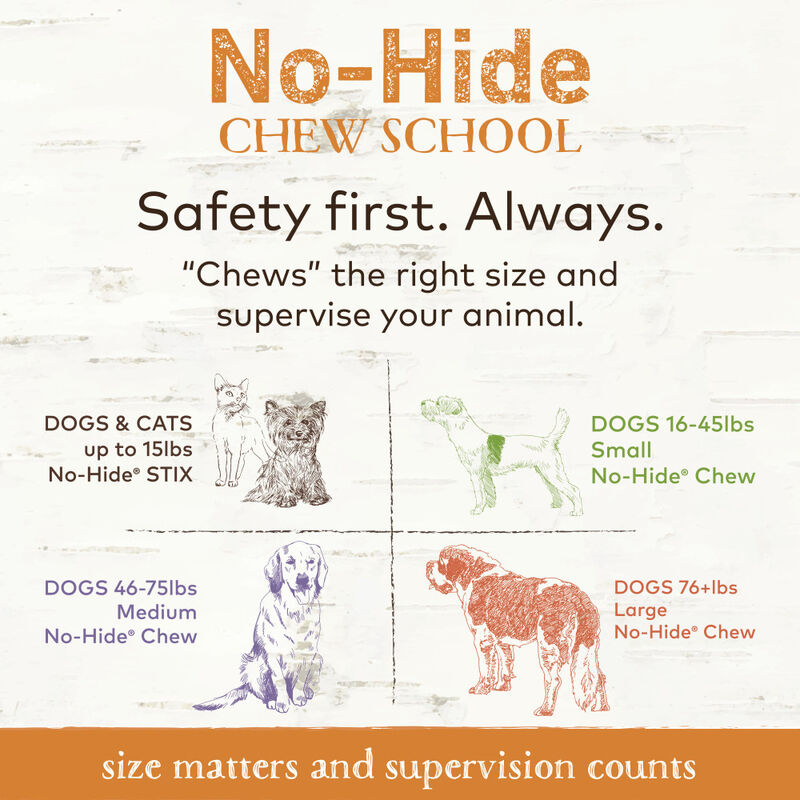 Earth Animal No-Hide Chicken Chew Dog Treats, 7-in
