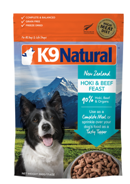 K9 Natural Hoki & Beef Feast Freeze-Dried Dog Food, 17.6-oz