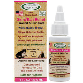 Mad About Organics Skin & Itch Relief Cat & Small Animal Treatment, 1-oz