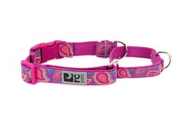 RC Pet Products Easy Clip Web Training Dog Collar, Bright Paisley, Small