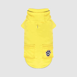 Canada Pooch Torrential Tracker Dog Raincoat, Yellow, 16-in