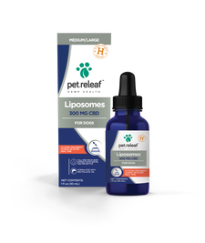 Pet Releaf CBD Liposome Hemp Oil 300 Dog & Cat Supplement, 30-ml