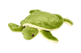 Fluff & Tuff Shelly Turtle Dog Toy, 4-in