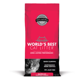 World's Best Multiple Cat Unscented Clumping Cat Litter