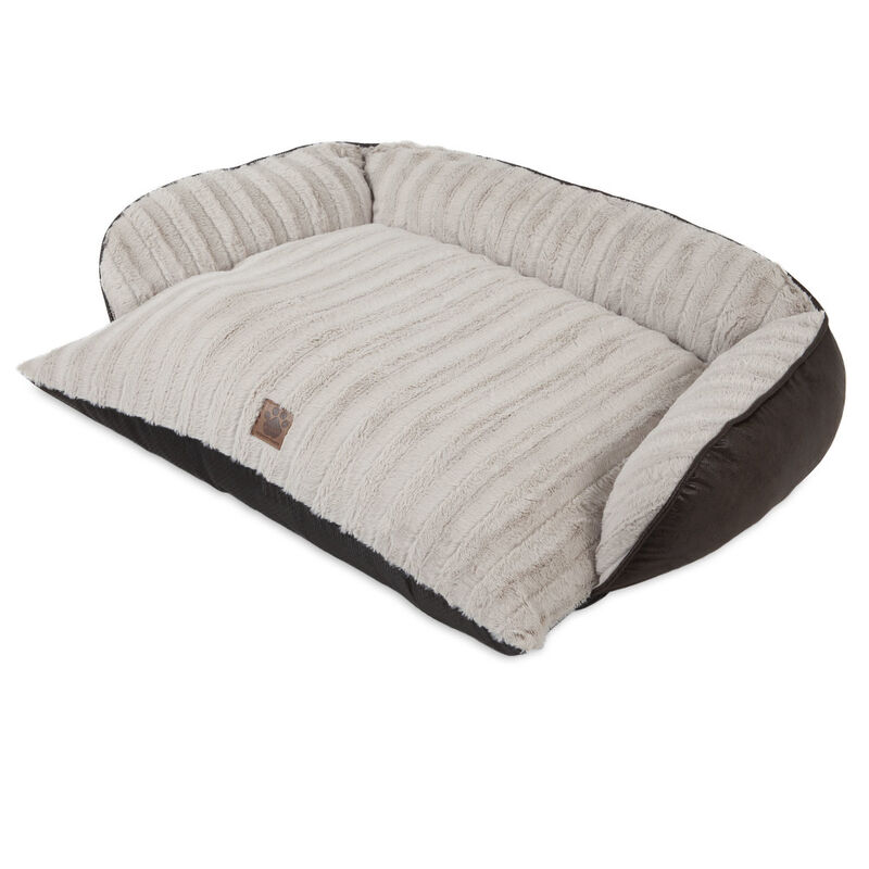 SnooZZy Rustic Luxury Comfy Couch Pet Bed, Large, 40-in x 30-in