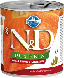 Farmina N&D Pumpkin Chicken, Pumpkin & Pomegranate Adult Wet Dog Food 10-oz