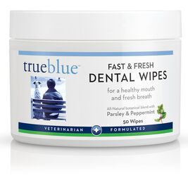 TrueBlue Fast & Fresh Dog Dental Wipes, 50-count