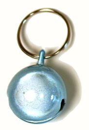 Goli Design Purrly Bells Cat Collar Bell, Blue, Large