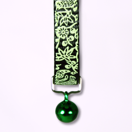 Goli Design Flora & Fauna Reflective Cat Collar, Green