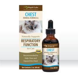 Wapiti Labs Chest Respiratory Function Herbal Cat Supplement, 2-oz