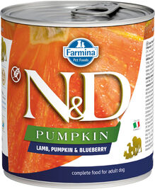 Farmina N&D Pumpkin Lamb, Pumpkin & Blueberry Adult Wet Dog Food 10-oz