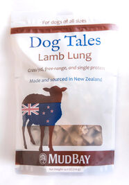 Mud Bay Dog Tales Lamb Lung Dog Treats, 4-oz