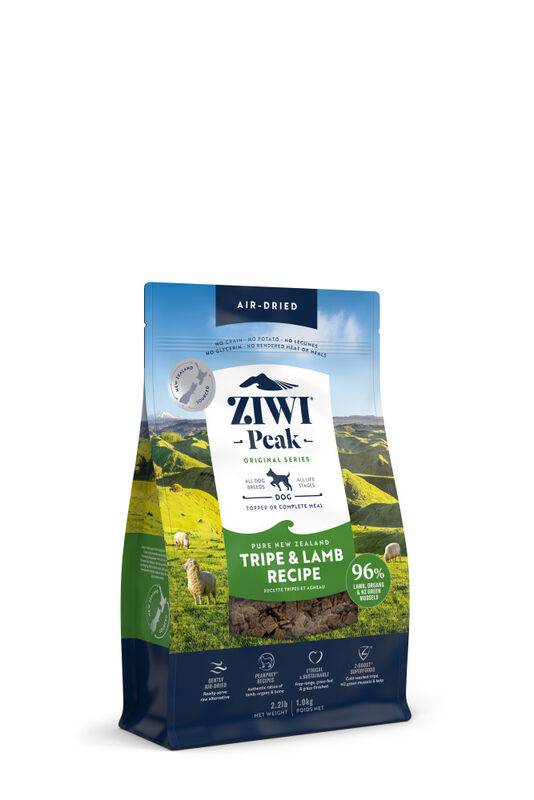 Ziwi Peak Dog Tripe & Lamb Recipe Air-Dried Dog Food, 2.2-lb