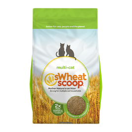 sWheat Scoop Multi-Cat Wheat Clumping Cat Litter, 25-lb