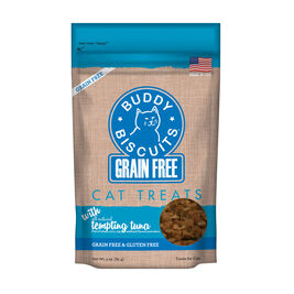 Buddy Biscuits Grain-Free with Tempting Tuna Cat Treats, 3-oz bag