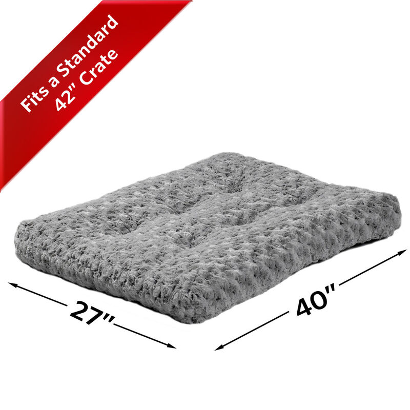 Midwest Quiet Time Ombre Swirl Dog & Cat Bed, Grey, 36-in