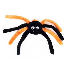 ZippyPaws Halloween Spiderz Dog Toy, Orange, Small