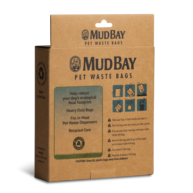 Mud Bay Pet Waste Bags, Scented, 8 Rolls, 160-count