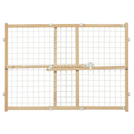 MidWest Wood/Wire Mesh Pet Gate, 24-in