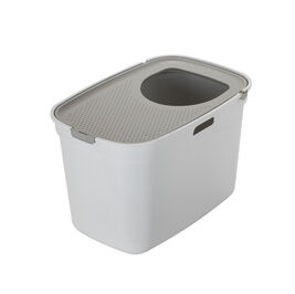 Moderna Top Cat Litter Box, Warm Grey