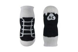 RC Pets Pawks Dog Socks, Black Sneakers