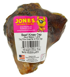 Jones Natural Chews Beef Knee Cap Dog Treat, 3-in