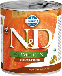 Farmina N&D Pumpkin Venison & Pumpkin Adult Wet Dog Food 10-oz