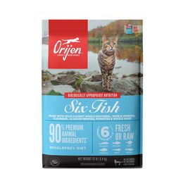 Orijen Grain-Free Dry Cat Food, Six Fish