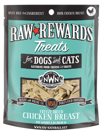 Northwest Naturals Raw Rewards Chicken Breast Freeze Dried Dog & Cat Treats, 3-oz