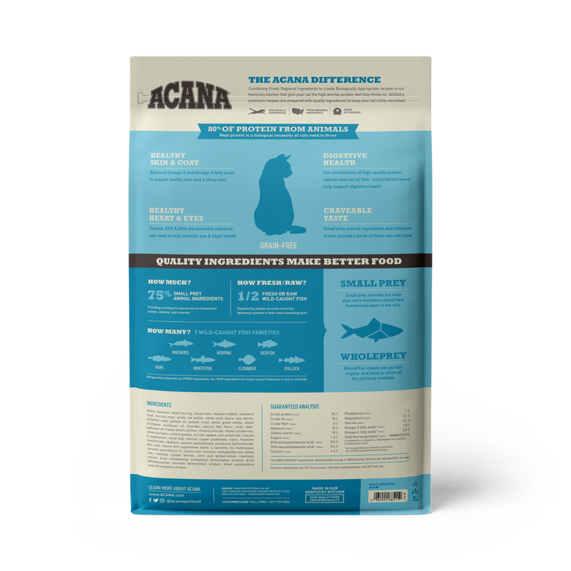 ACANA Regionals Wild Atlantic Dry Cat Food, 4-lb