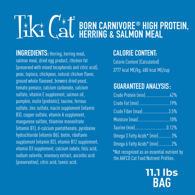 Tiki Cat Born Carnivore Herring & Salmon Meal