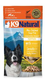 K9 Natural Chicken Feast Freeze-Dried Dog Food Topper, 3.5-oz