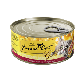 Fussie Cat Super Premium Canned Cat Food, Chicken & Beef