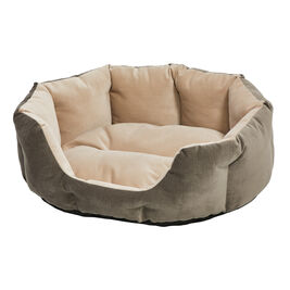 Midwest Quiet Time Tulip Dog Bed, Gray, Small