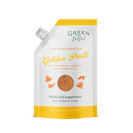 Green Juju Whole Food Frozen Pet Food Topper, Lua's Golden Paste , 6-oz
