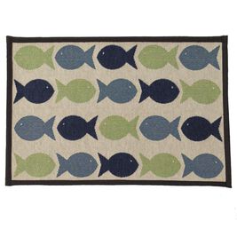 PetRageous Designs Kool Fishes Cat Placement, 13-in x 19-in