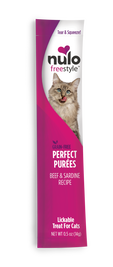 Nulo Cat FreeStyle Perfect Puree Beef & Sardine Lickable Cat Treat, 0.5-oz