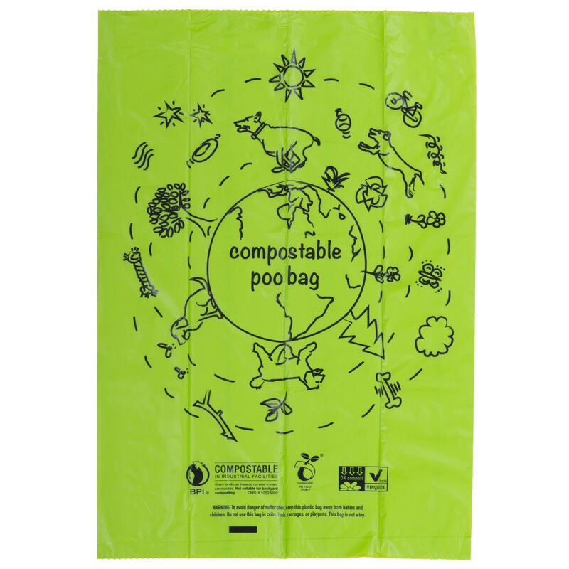 Nite Ize Pack-A-Poo Dog Poop Bag Dispenser with Bags, 15-count