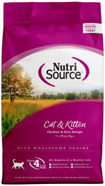Nutrisource Cat & Kitten Chicken & Rice