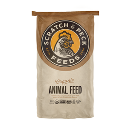Scratch and Peck Feeds Organic Chicken & Duck Feed, Layer Mash 16% + Corn, 40-lb