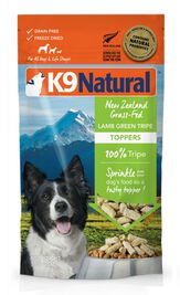 K9 Natural Lamb Green Tripe Freeze-Dried Booster for Dogs, 2-oz