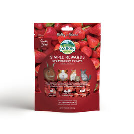 Oxbow Simple Rewards Strawberry Small Animal Treats, .5-oz