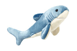 Fluff & Tuff Tank Shark Dog Toy, 12-in