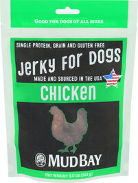 Mud Bay Chicken Jerky Dog Treat, 5-oz
