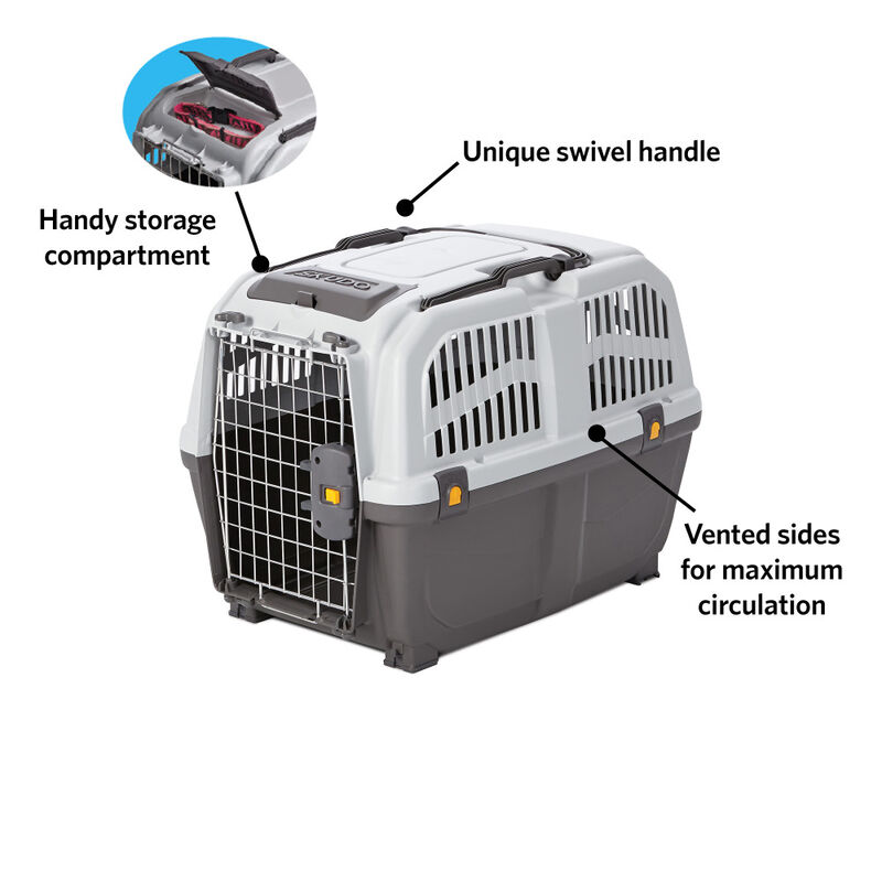 MidWest Skudo Deluxe Plastic Pet Carrier, 27-in