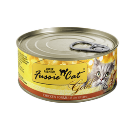 Fussie Cat Super Premium Canned Cat Food, Chicken & Gravy