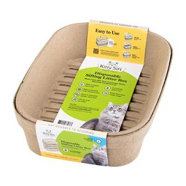 Kitty Sift Disposable Sifting Cat Litter Box, Large