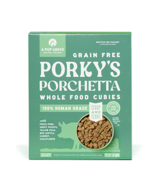 A Pup Above Whole Food Cubies Dehydrated Dog Food, Porky's Porchetta